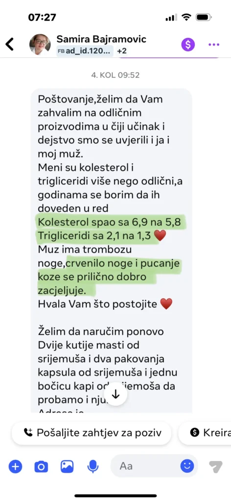 WhatsApp ili Instagram poruka korisnika