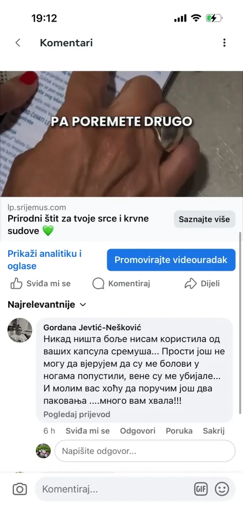 WhatsApp ili Instagram poruka korisnika