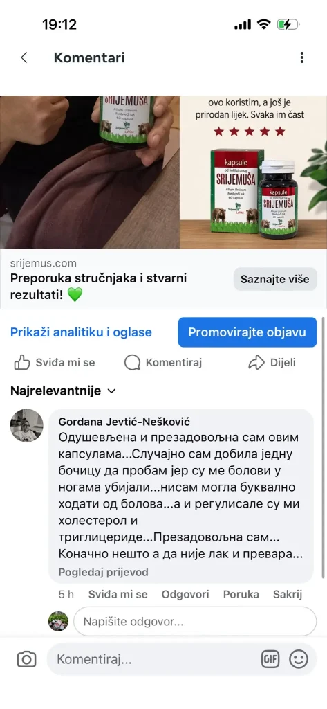 WhatsApp ili Instagram poruka korisnika