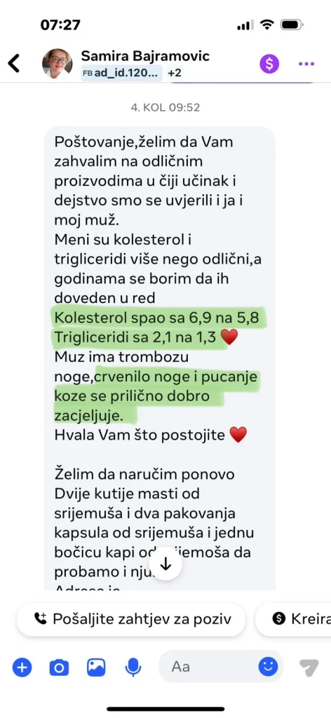 WhatsApp ili Instagram poruka korisnika